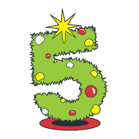 Happy Christmas Tree Sticker by Alloy5 Architecture