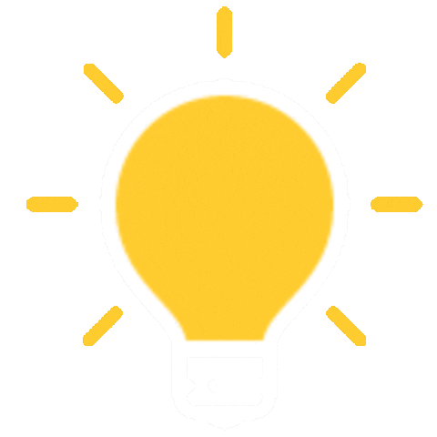 Idea Lamp Sticker by Meubelstunt