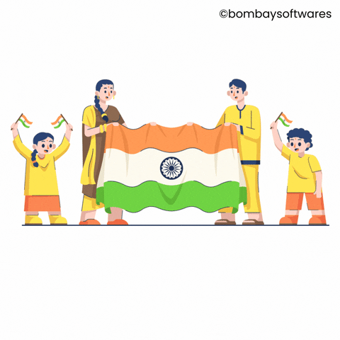 Independence Day India GIF by Bombay Softwares