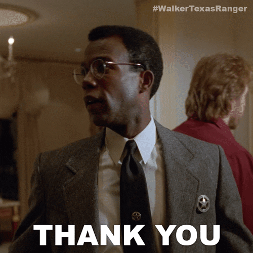 Walker Texas Ranger Thank You GIF by Sony Pictures Television