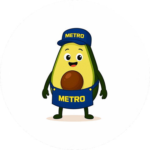 Avocado Sticker by Metro Türkiye