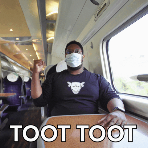 Toot Toot Journey GIF by Avanti West Coast