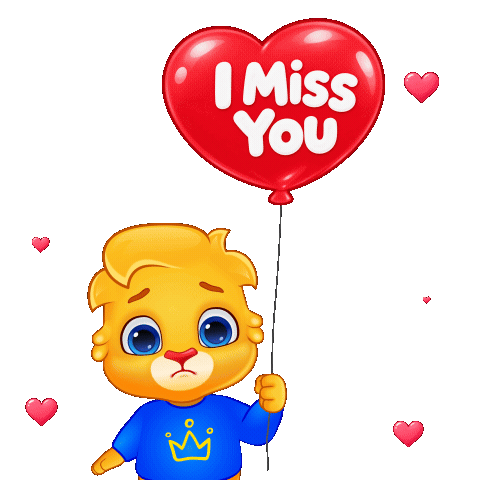 Missing Love You Sticker by Lucas and Friends by RV AppStudios