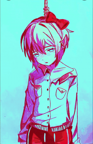 Sad Doki Doki GIF