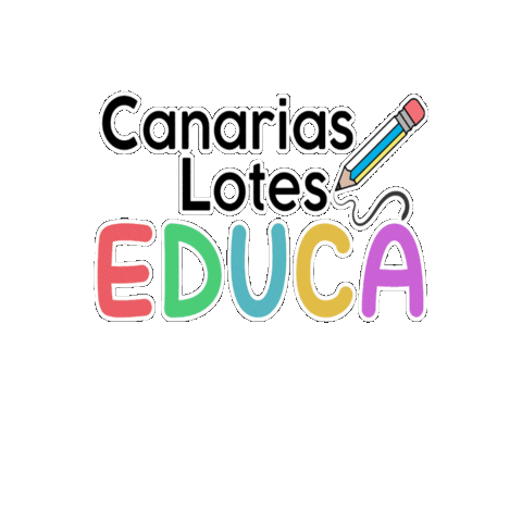 Logo Educa Sticker by Canarias Lotes