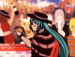 Hatsune Miku Chile GIF