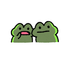 Doodle Frog Sticker