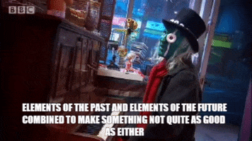 future past mighty boosh combined eels GIF