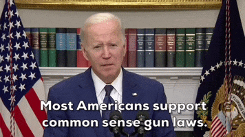 Joe Biden Gun GIF by GIPHY News