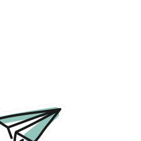 Europlasma Papierflieger Sticker by Europlasma