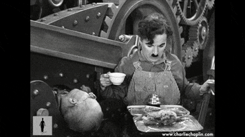 eat silent film GIF by Charlie Chaplin