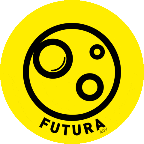 Logo Planet Sticker by FUTURA Adv