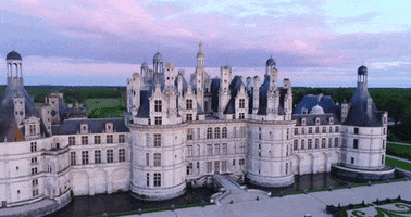 chateaudechambord france sunset history castle GIF