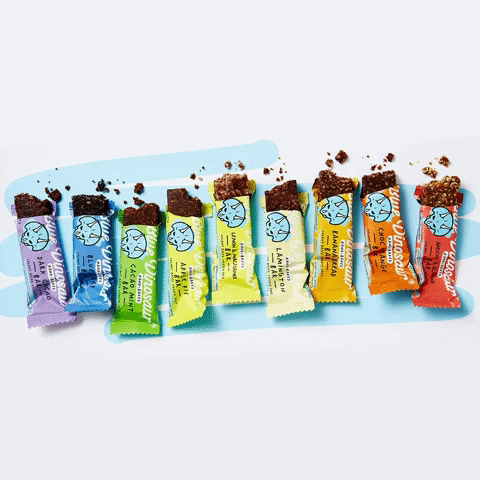 Blue Dinosaur Bars GIF