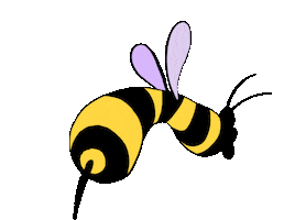 Bee Hollis Sticker by Jamie Wolfe