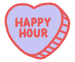 Happy Hour Love Sticker
