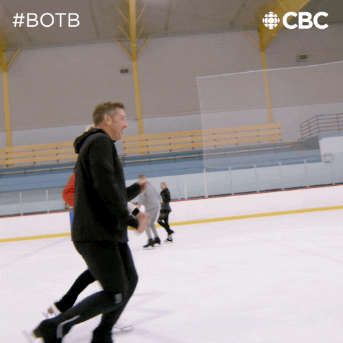 Battle Of The Blades Running GIF by CBC