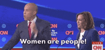 Cory Booker Women Are People GIF by GIPHY News