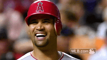 Los Angeles Angels Smile GIF by MLB