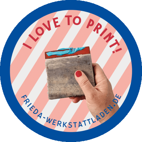 Sticker by friedawerkstattladen
