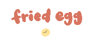 Fried Egg Food Sticker