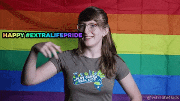 CMNHospitals twitch pride gamer extra life GIF