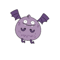 Monster Flying Sticker