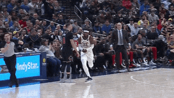 celebrating wesley matthews GIF by Indiana Pacers