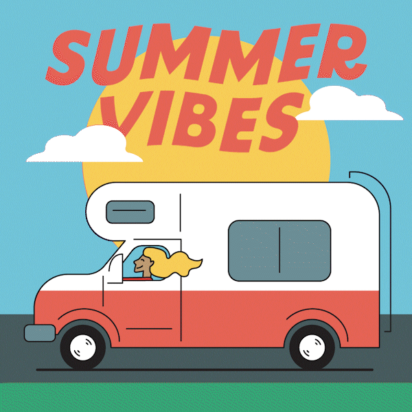 Summer Vibes Campervan GIF by RV LIFE Pro
