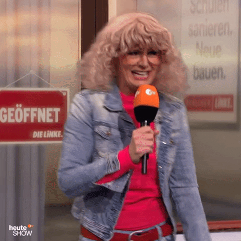 Happy Martina Hill GIF by ZDF heute-show