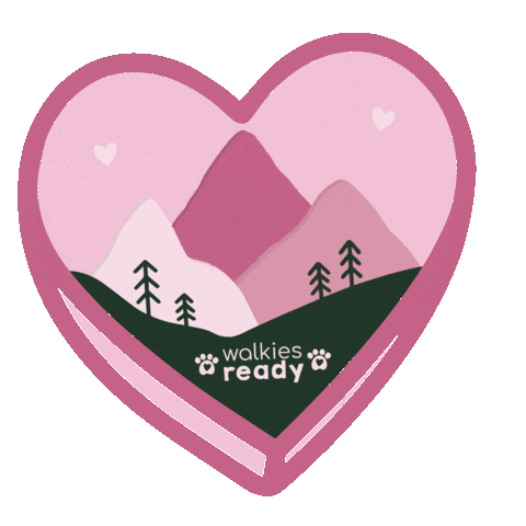 Walk Walkies Sticker by Pawsome Paws Boutique