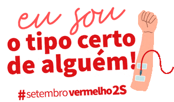Blood Donation Doacao De Sangue Sticker by Setembro Vermelho 2S