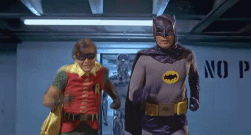 Batman And Robin Running GIF - Find & Share on GIPHY