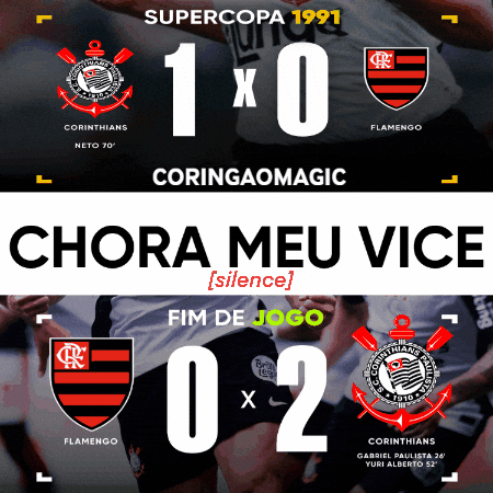 Corinthians Chora Mais GIF