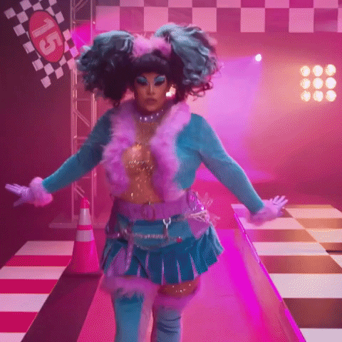 Drag Race Pigtails GIF by RuPaul's Drag Race
