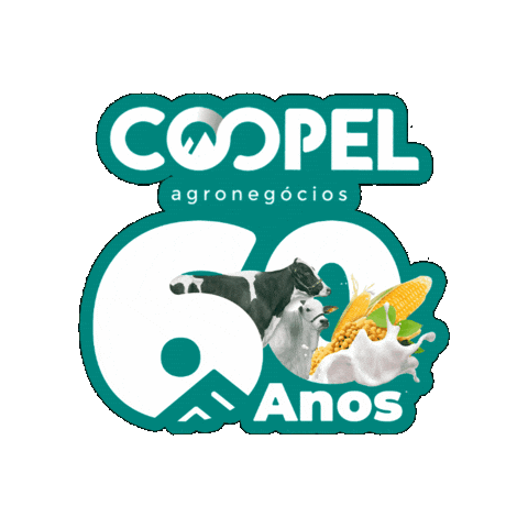 Agro 60Anos Sticker by Coopel Agronegócios