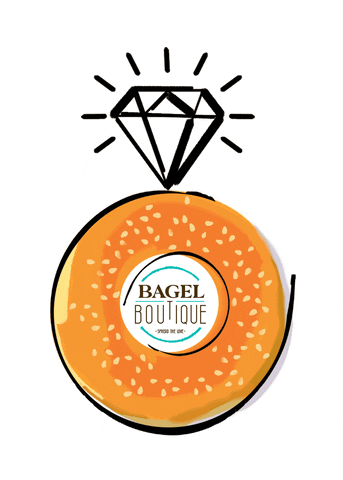 Ring Bagels GIF by Bagel Boutique