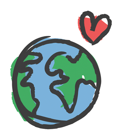 World Earth Sticker by Klimato