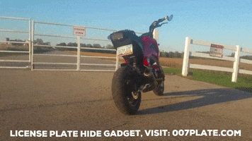 trydeal cool motorcycle james bond motorbike GIF