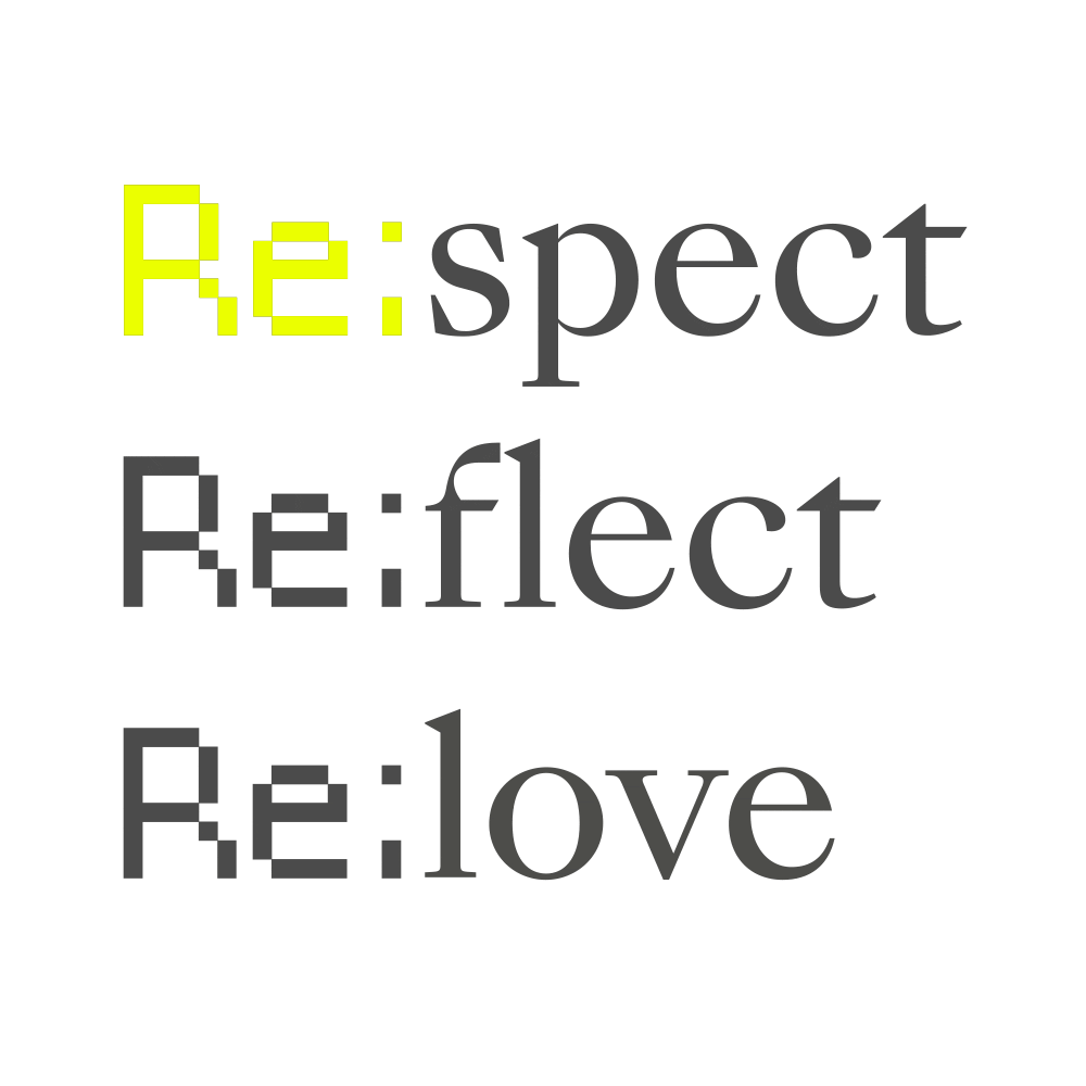Respect R Sticker by Re:flectors