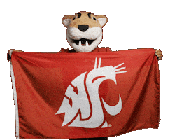 Washington State Mascot Sticker by WSU Pullman