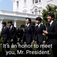 It's an honor to meet you, Mr. President.