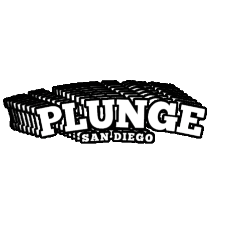 Plunge San Diego Sticker