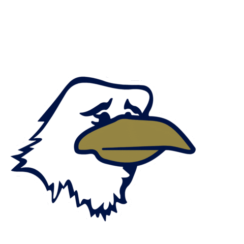 Confused Gold Sticker by Georgia Southern University