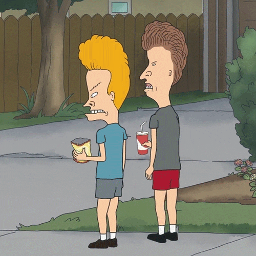 Chilling Beavis And Butthead GIF by Paramount+