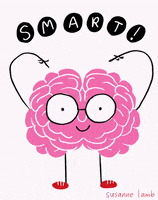 Im Smart Think About It GIF by Susanne Lamb