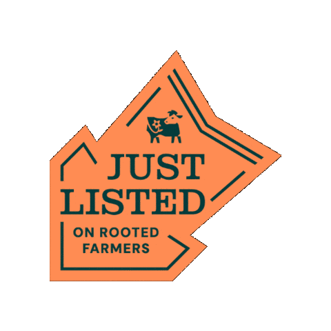 Justlisted Sticker by Rooted Farmers