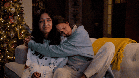 Mindy Kaling Hug GIF by NETFLIX - Find & Share on GIPHY