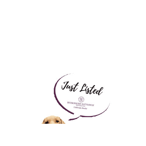 Just Listed Sticker by Berkshire Hathaway HomeServices California Realty