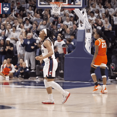 Basketball Celebration GIF by UConn Huskies